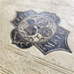 1603 SANCTI AMBROSII antique PIGSKIN BOUND FOLIO w/ BISHOP'S COAT of ARMS Vol. V