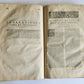 1603 SANCTI AMBROSII antique PIGSKIN BOUND FOLIO w/ BISHOP'S COAT of ARMS Vol. V