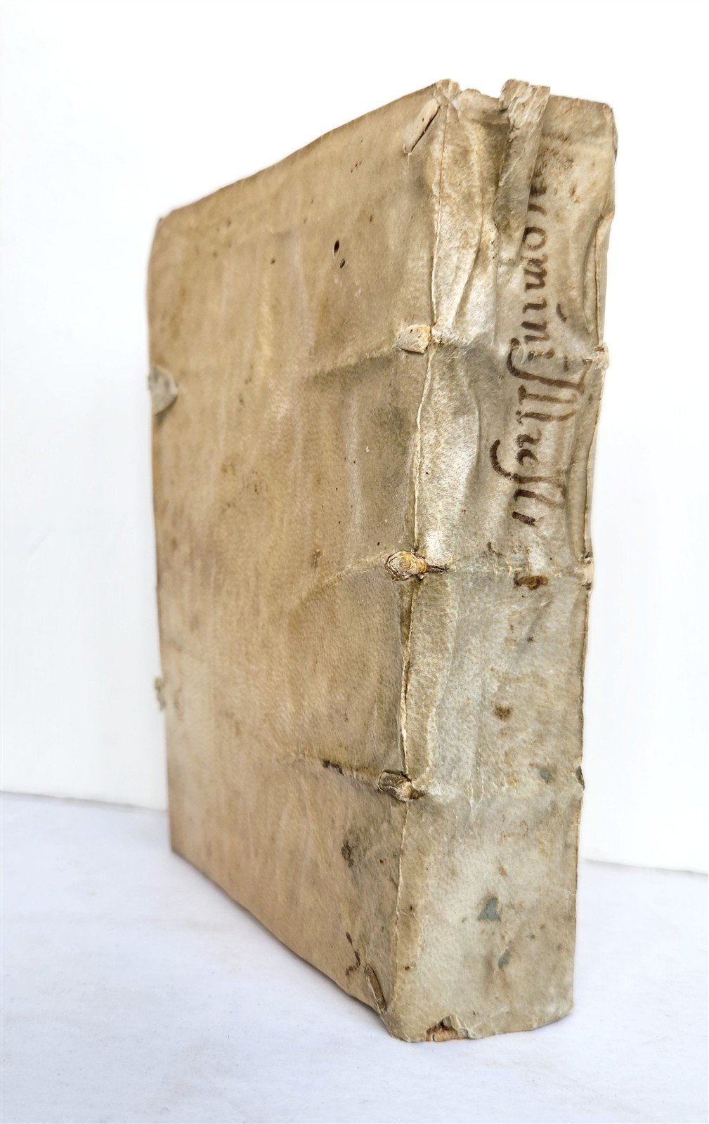 1559 HISTORY by PAOLO GIOVIO antique 16th Century VELLUM BINDING