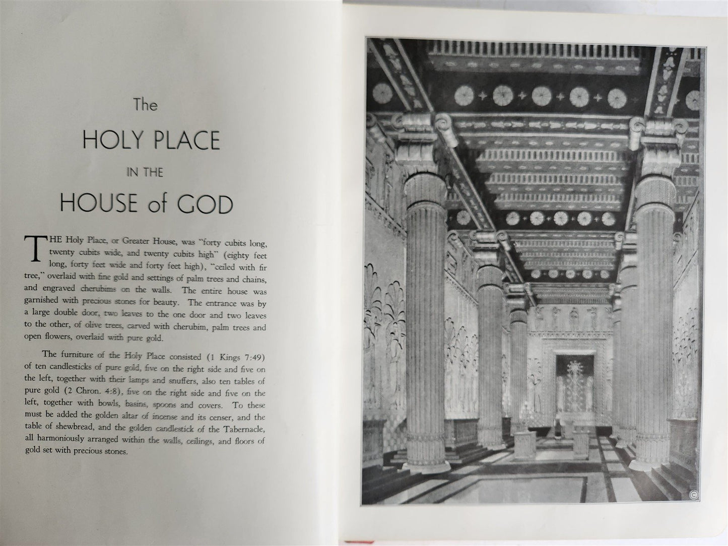1931 BIBLE MASONIC ILLUSTRATED FOLIO antique printed in PHILADELPHIA AMERICANA