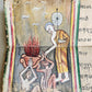 19th century ILLUMINATED BUDDHIST MANIUSCRIPT THAILAND antique - MONK Phra Malai