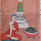 19th century ILLUMINATED BUDDHIST MANIUSCRIPT THAILAND antique Phra Malai LEGEND