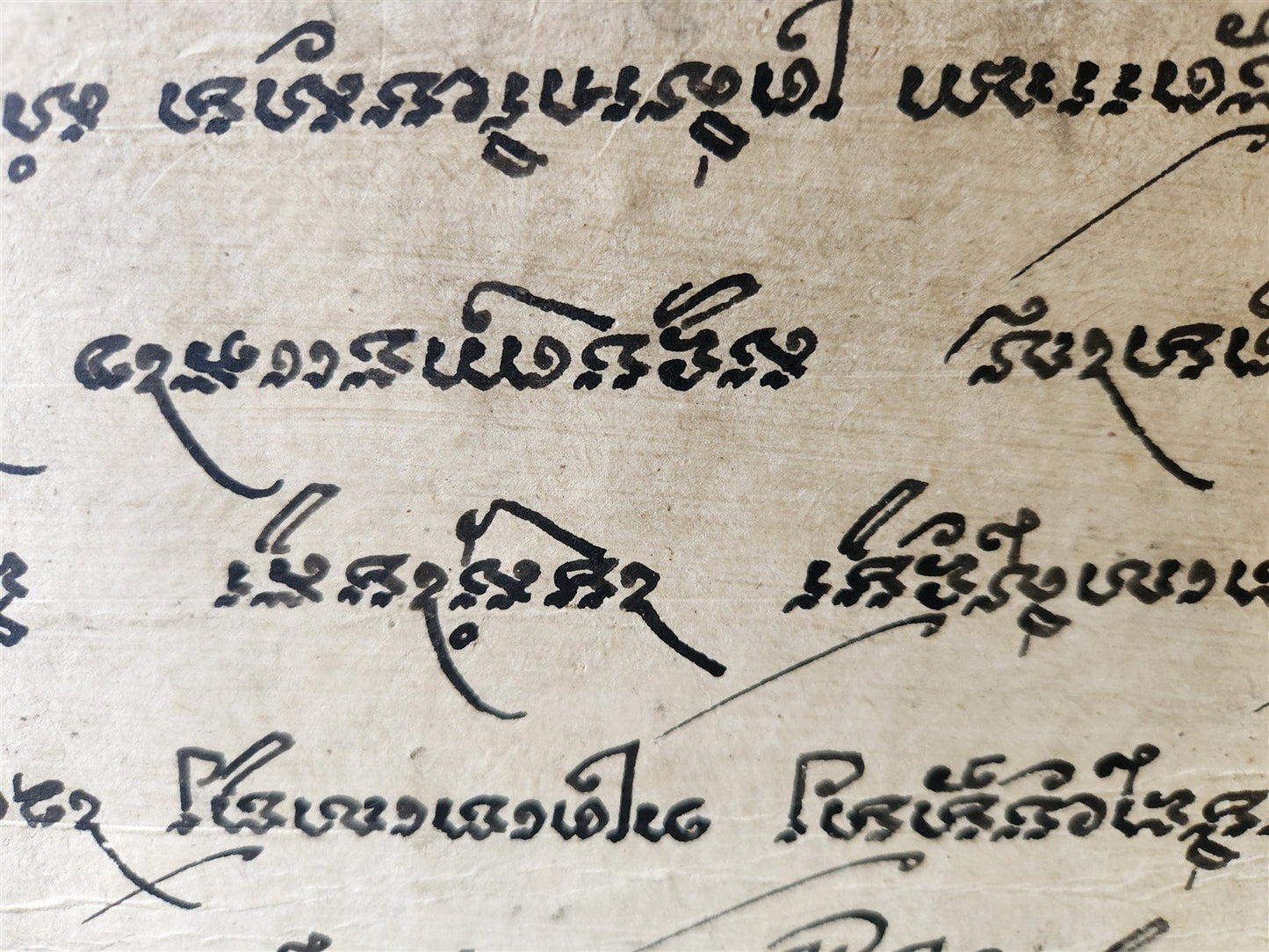 19th century ILLUMINATED BUDDHIST MANIUSCRIPT THAILAND antique Phra Malai LEGEND