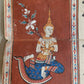 19th century ILLUMINATED BUDDHIST MANIUSCRIPT THAILAND antique Phra Malai LEGEND