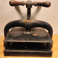 CAST IRON BOOK PRESS antique BOOKBINDING VICTORIAN 19th century