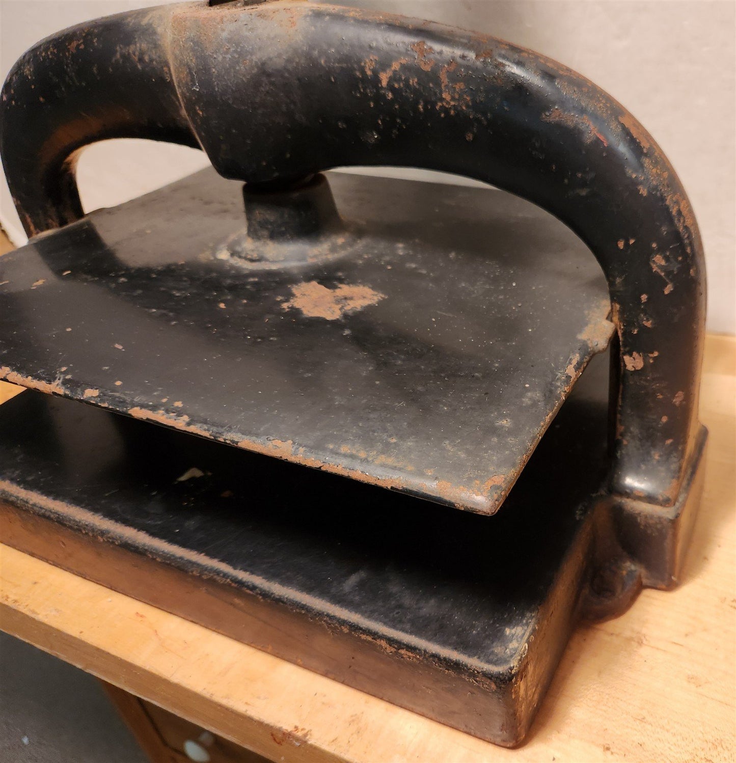 CAST IRON BOOK PRESS antique BOOKBINDING VICTORIAN 19th century