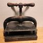 CAST IRON BOOK PRESS antique BOOKBINDING VICTORIAN 19th century