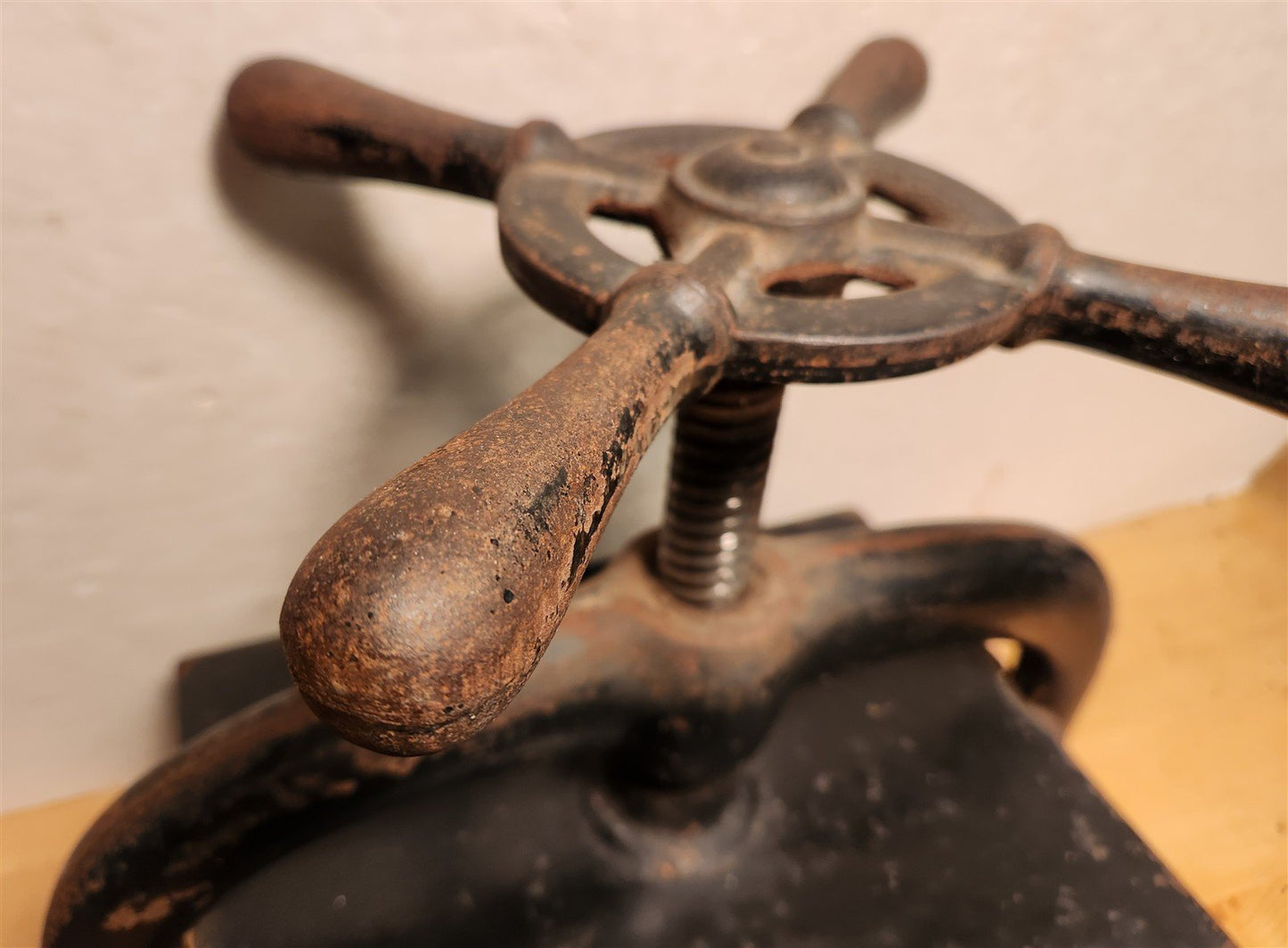 CAST IRON BOOK PRESS antique BOOKBINDING VICTORIAN 19th century