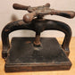 CAST IRON BOOK PRESS antique BOOKBINDING VICTORIAN 19th century