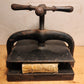 CAST IRON BOOK PRESS antique BOOKBINDING VICTORIAN 19th century