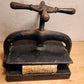 CAST IRON BOOK PRESS antique BOOKBINDING VICTORIAN 19th century