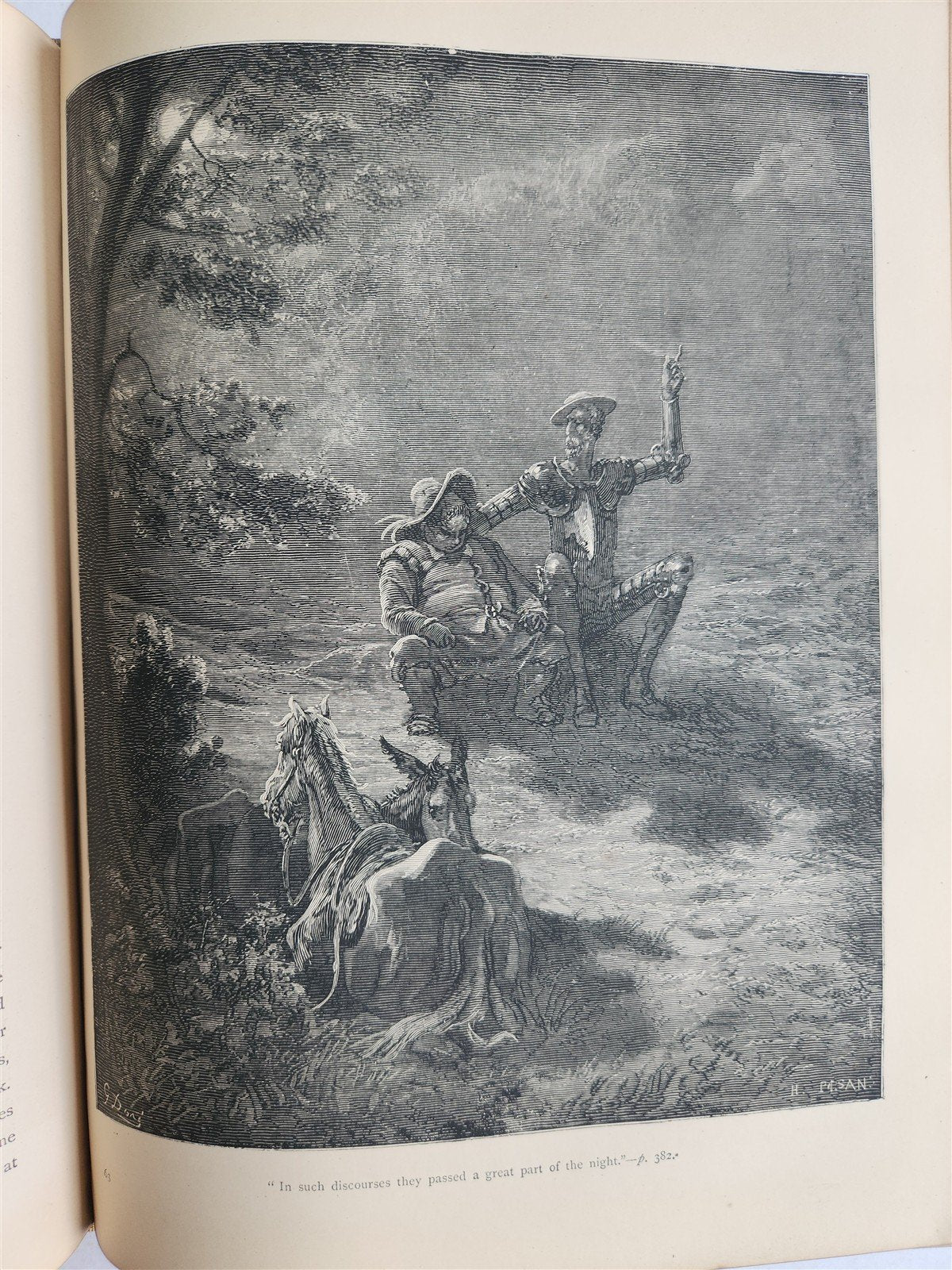 1864 DON QUIXOTE by CERVANTES antique GUSTAVE DORE ILLUSTRATED FOLIO in ENGLISH