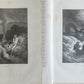 1870s BIBLE GUSTAVE DORE LLUSTRATED 2 VOLUMES MASSIVE FOLIO antique 230 plates