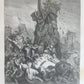 1870s BIBLE GUSTAVE DORE LLUSTRATED 2 VOLUMES MASSIVE FOLIO antique 230 plates