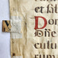 16th century ANTIPHONAL VELLUM MANUSCRIPT antique LITURGICAL TEXT in LATIN 18x27