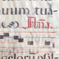 16th century ANTIPHONAL VELLUM MANUSCRIPT antique LITURGICAL TEXT in LATIN 18x27