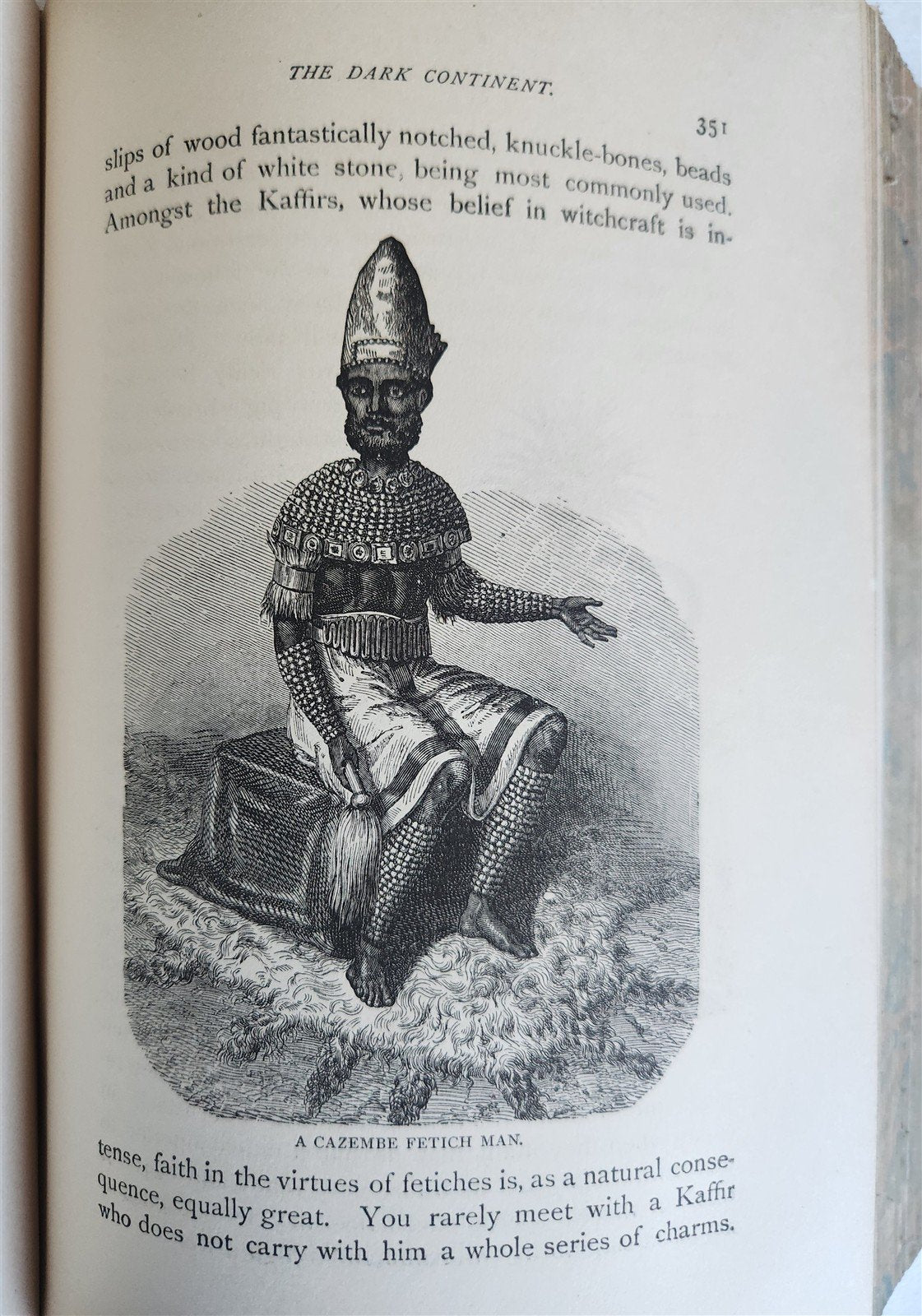 1883 ILLUSTRATED WORLD'S BELIEFS antique ERROR'S CHAINS FORGED & BROKEN occult