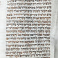 TORAH SCROLL FRAGMENT MANUSCRIPT on VELLUM 19th c. ANTIQUE BIBLE Leviticus 8-27