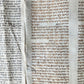 TORAH SCROLL FRAGMENT MANUSCRIPT on VELLUM 19th c. ANTIQUE BIBLE Leviticus 8-27