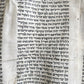 TORAH SCROLL FRAGMENT MANUSCRIPT on VELLUM 19th cent. ANTIQUE BIBLE DEUTERONOMY