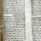 TORAH SCROLL FRAGMENT MANUSCRIPT on VELLUM 19th cent. ANTIQUE BIBLE DEUTERONOMY