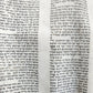 TORAH SCROLL FRAGMENT MANUSCRIPT on VELLUM 19th century ANTIQUE BIBLE LEVITICUS