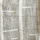 TORAH SCROLL FRAGMENT MANUSCRIPT on VELLUM 19th century ANTIQUE BIBLE EXODUS 12