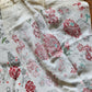VINTAGE RUSSIAN or UKRAINIAN EMBROIDERED LINEN RUSHNIK or TABLE RUNNER