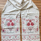 VINTAGE RUSSIAN or UKRAINIAN EMBROIDERED LINEN RUSHNIK or TABLE RUNNER