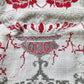 VINTAGE RUSSIAN or UKRAINIAN EMBROIDERED LINEN RUSHNIK or TABLE RUNNER
