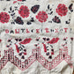 VINTAGE RUSSIAN or UKRAINIAN EMBROIDERED LINEN RUSHNIK or TABLE RUNNER w/FLOWERS