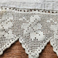 VINTAGE RUSSIAN EMBROIDERED LINEN RUSHNIK or TABLE RUNNER w/FLOWERS