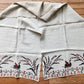 1933 VINTAGE UKRAINIAN EMBROIDERED LINEN RUSHNIK or TABLE RUNNER dated