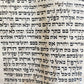 TORAH SCROLL FRAGMENT MANUSCRIPT on VELLUM 19th century ANTIQUE 18 by 19.5"