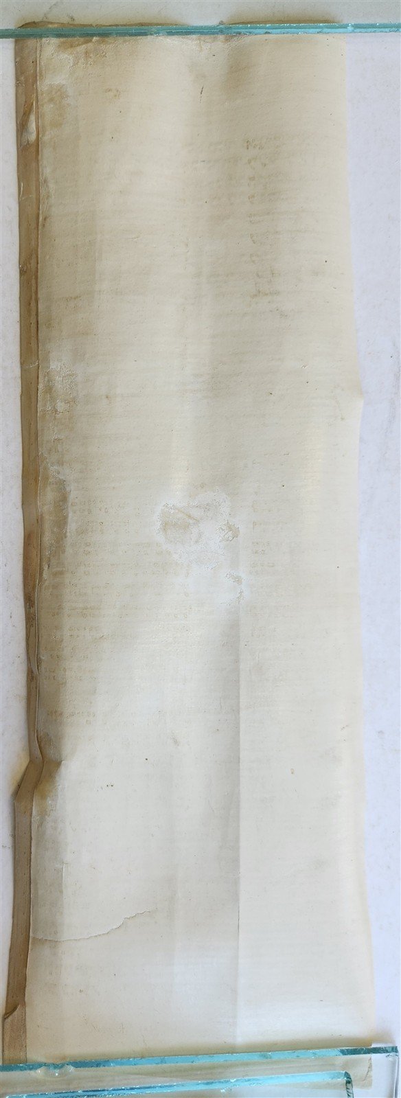 TORAH SCROLL FRAGMENT MANUSCRIPT on VELLUM 19th century ANTIQUE BOOK of NUMBERS