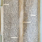 TORAH SCROLL FRAGMENT MANUSCRIPT on VELLUM 19th century ANTIQUE NUMBERS 21:21-35