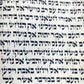 TORAH SCROLL FRAGMENT MANUSCRIPT on VELLUM 19th century ANTIQUE NUMBERS 21:21-35