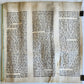 TORAH SCROLL FRAGMENT MANUSCRIPT on VELLUM 19th century ANTIQUE Book of NUMBERS