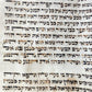 TORAH SCROLL FRAGMENT VELLUM MANUSCRIPT 19th century ANTIQUE book of LEVITICUS