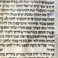 TORAH SCROLL FRAGMENT VELLUM MANUSCRIPT 19th century ANTIQUE book of LEVITICUS
