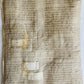 TORAH SCROLL FRAGMENT VELLUM MANUSCRIPT 19th century ANTIQUE book of LEVITICUS