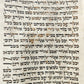 TORAH SCROLL FRAGMENT VELLUM MANUSCRIPT 19th century ANTIQUE LEVITICUS 13x20"