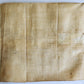 TORAH SCROLL FRAGMENT VELLUM MANUSCRIPT 19th century ANTIQUE LEVITICUS 19.5x22"