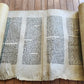 TORAH SCROLL FRAGMENT VELLUM MANUSCRIPT 19th century ANTIQUE Book of EXODUS
