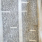 TORAH SCROLL FRAGMENT VELLUM MANUSCRIPT 19th century ANTIQUE Book of EXODUS