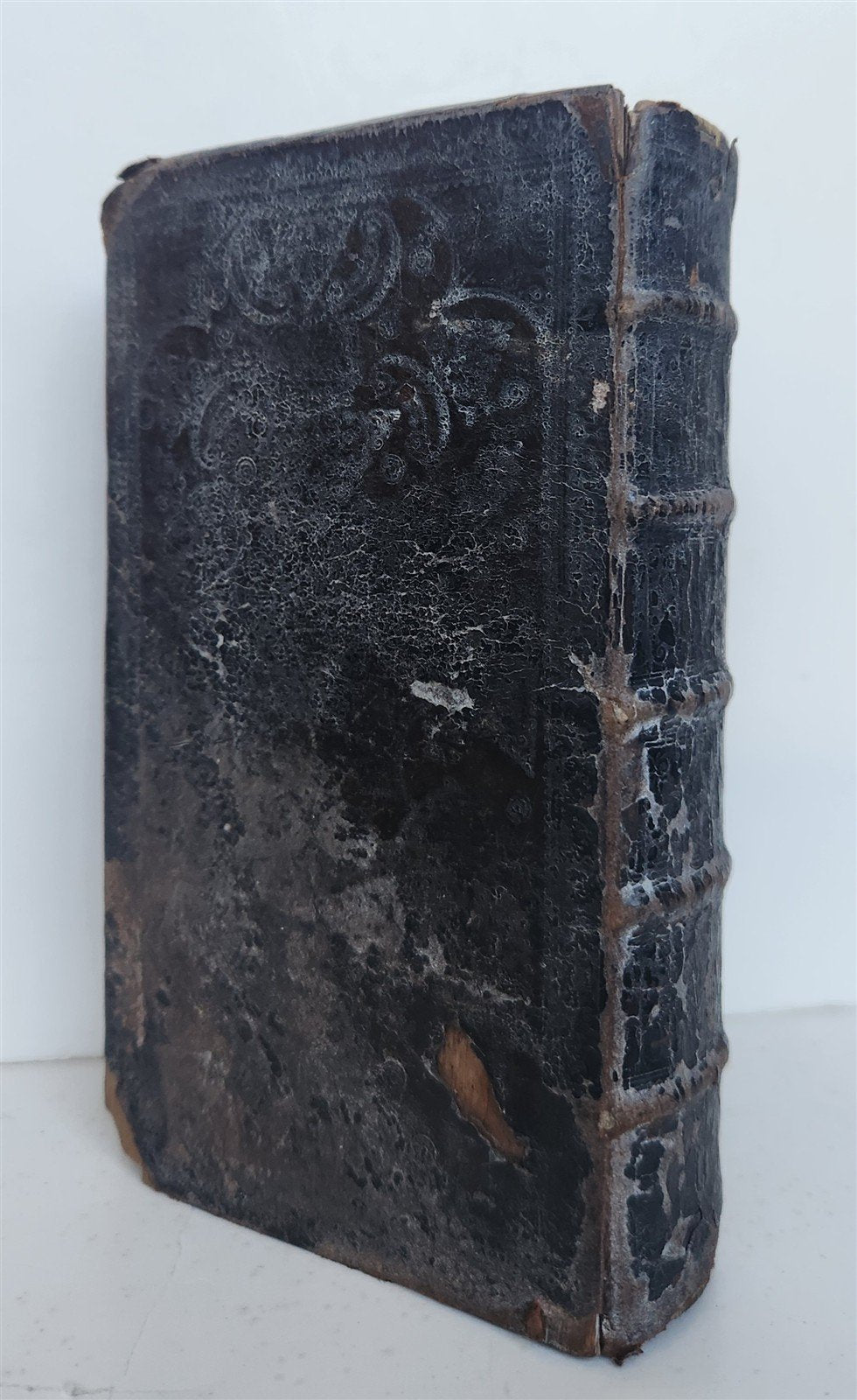 1684 BIBLE in ENGLISH FRENCH & DUTCH antique NEW TESTAMENT