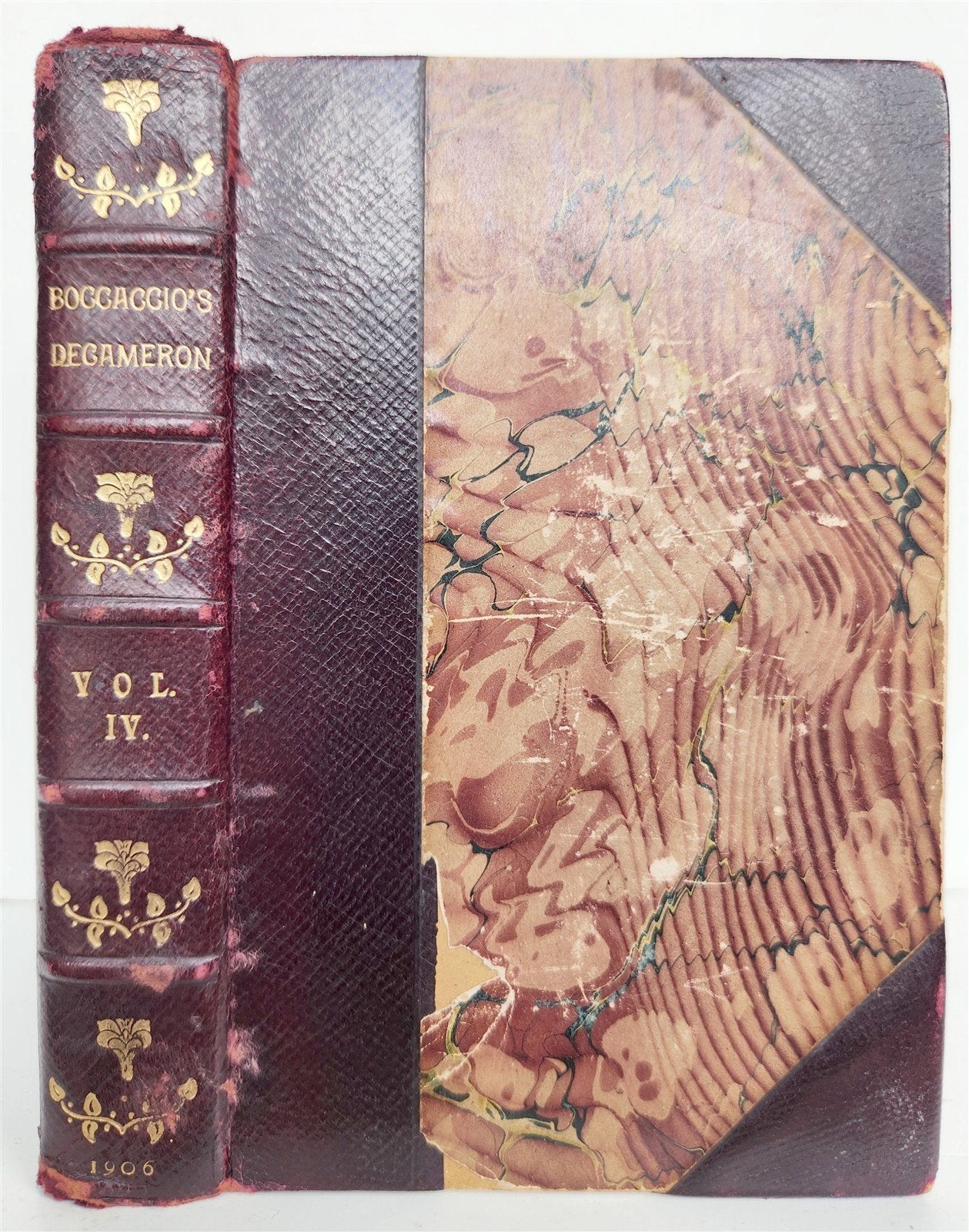 1906 DECAMERON by Giovanni Boccaccio in ENGLISH antique ILLUSTRATED
