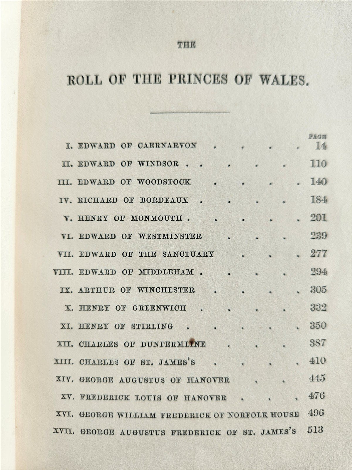 1860 THE BOOK of the PRINCES of WALES Heirs to the Crown of England antique