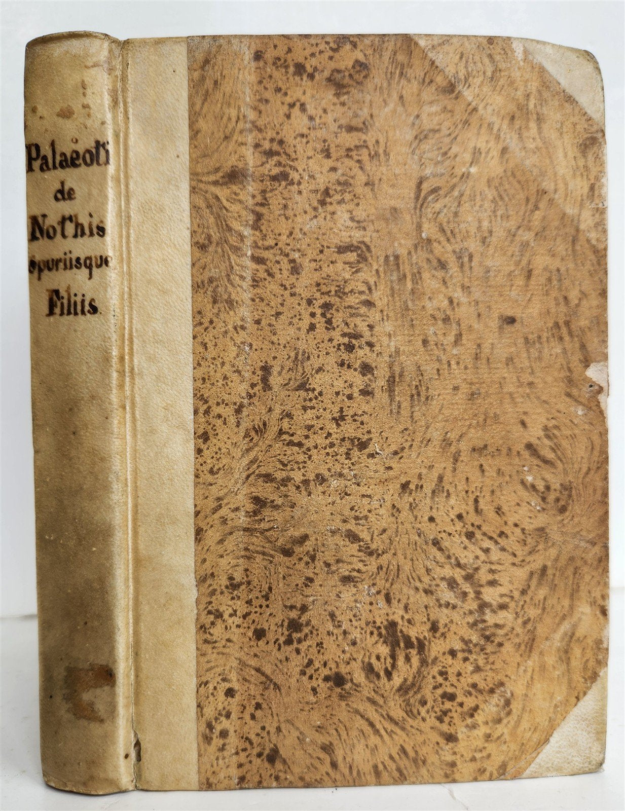 1572 CANON LAW by Gabriele Paleotti De nothis spuriisque filiis liber antique