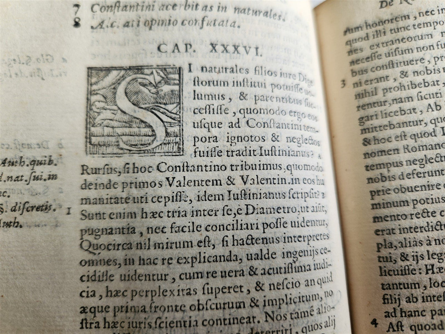 1572 CANON LAW by Gabriele Paleotti De nothis spuriisque filiis liber antique
